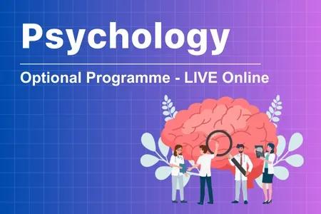 Psychology Optional LIVE-Online Course