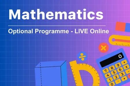 Mathematics Optional LIVE-Online Course