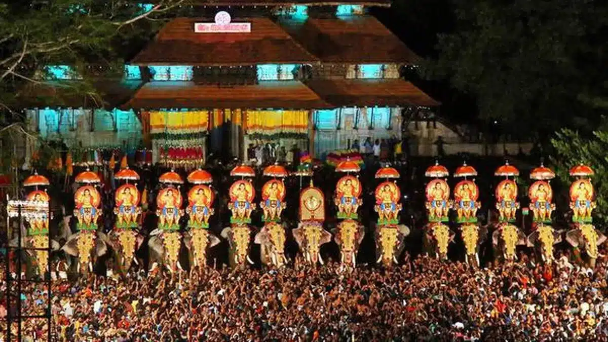 Kerala’s Thrissur Pooram