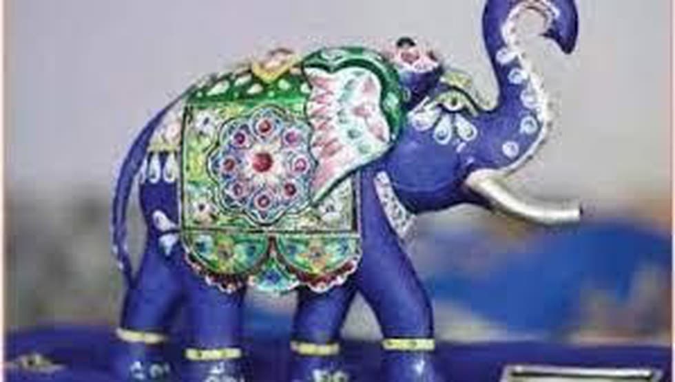 Gulabi Meenakari Handicraft