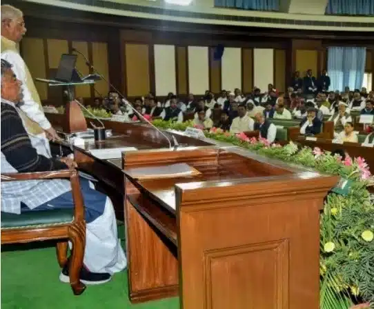 Floor test in the Bihar Legislative Assembly