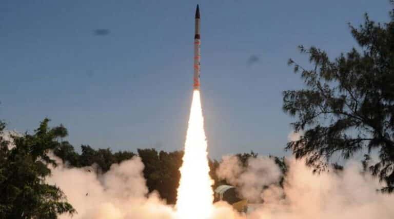 India Test Fires Agni 3 Nuclear Capable Ballistic Missile