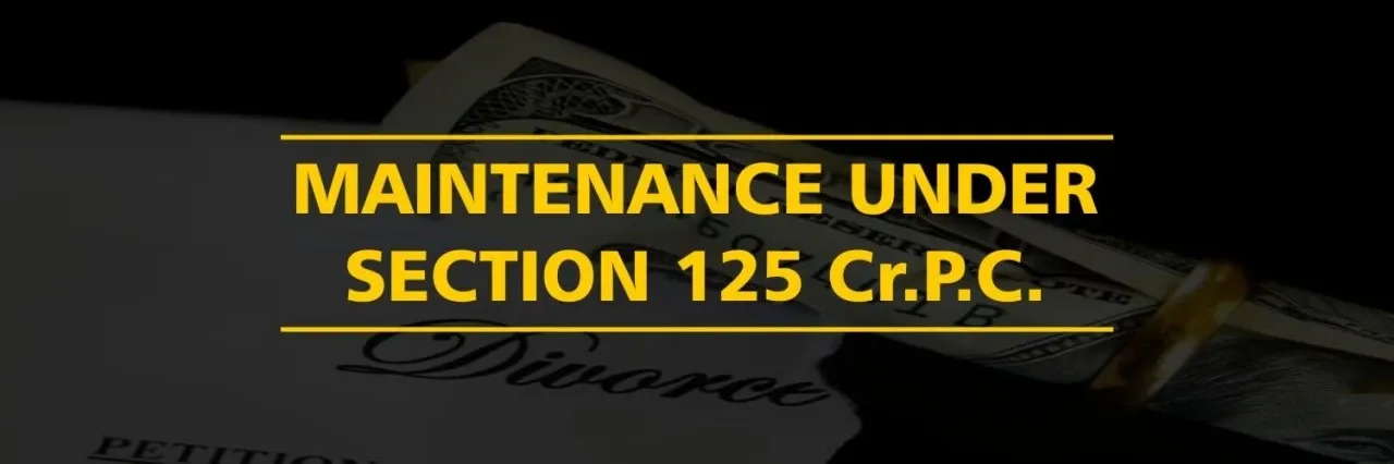 What is Section 125 of the Criminal Procedure Code (CrPC)?