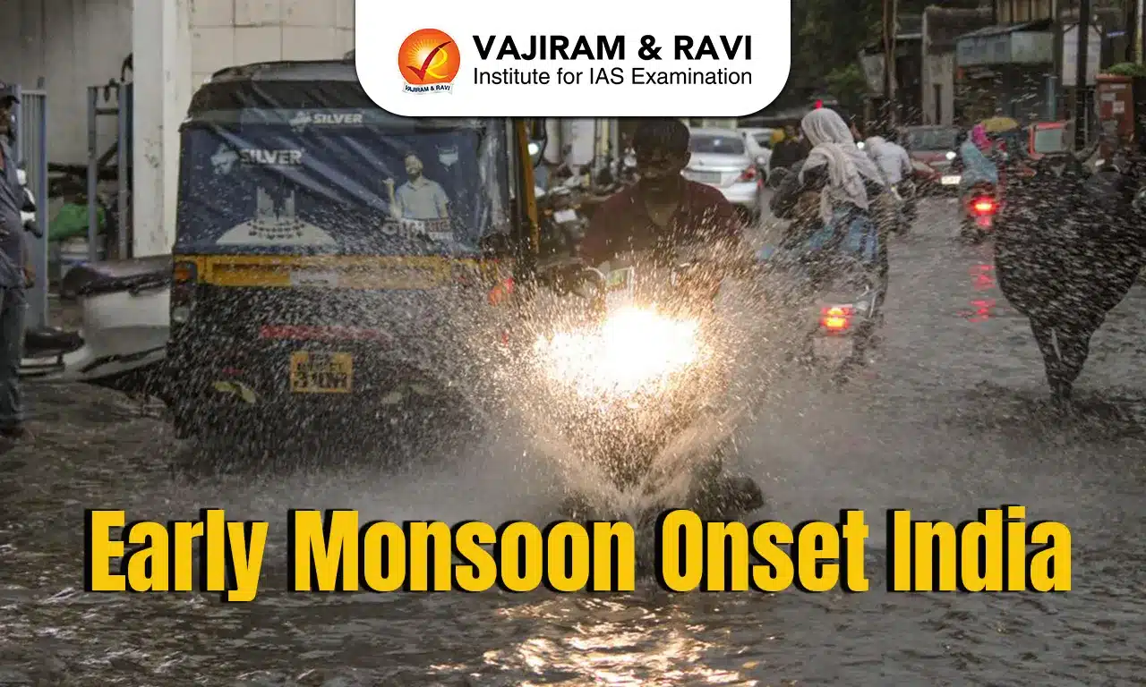 Early monsoon onset India