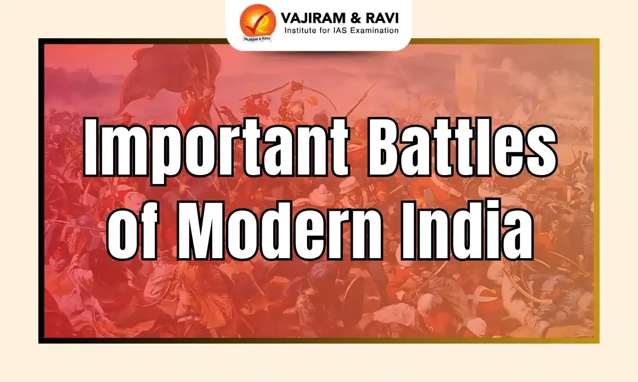 Important Battles in Modern Indian History
