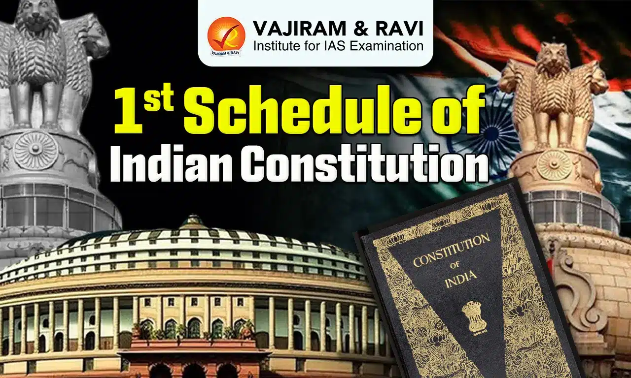 1st Schedule of Indian Constitution