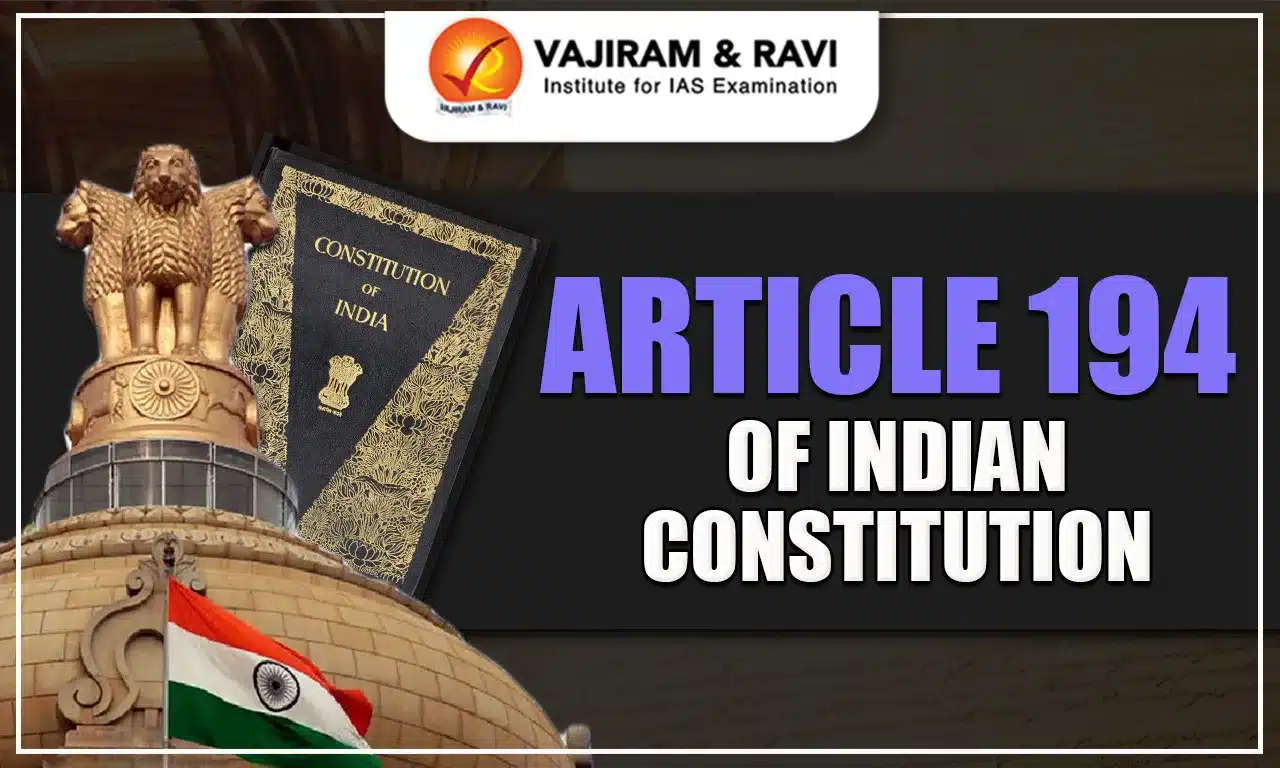 Article 194 of Indian Constitution