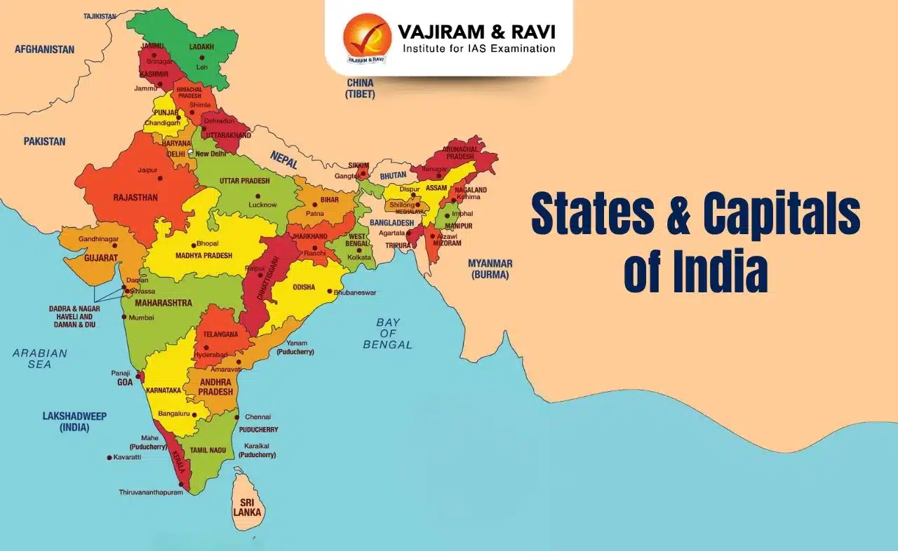 States and Capitals of India