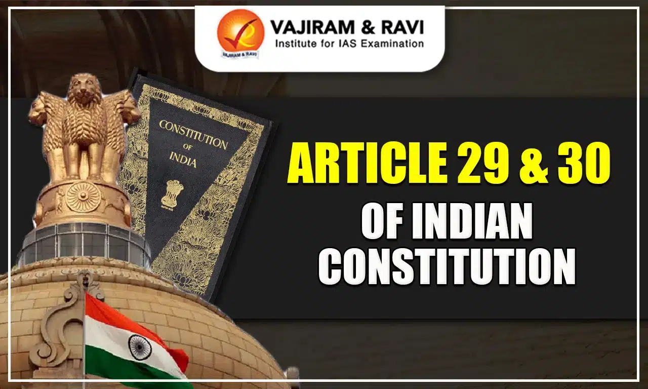 Article 29 and 30 of Indian Constitution