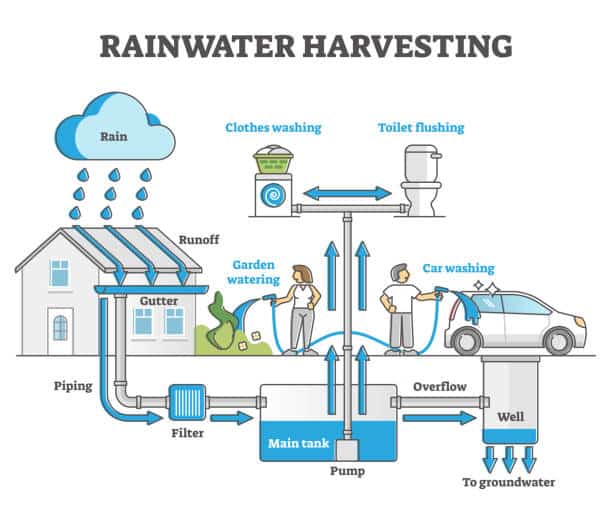 Rainwater Harvesting Diagram