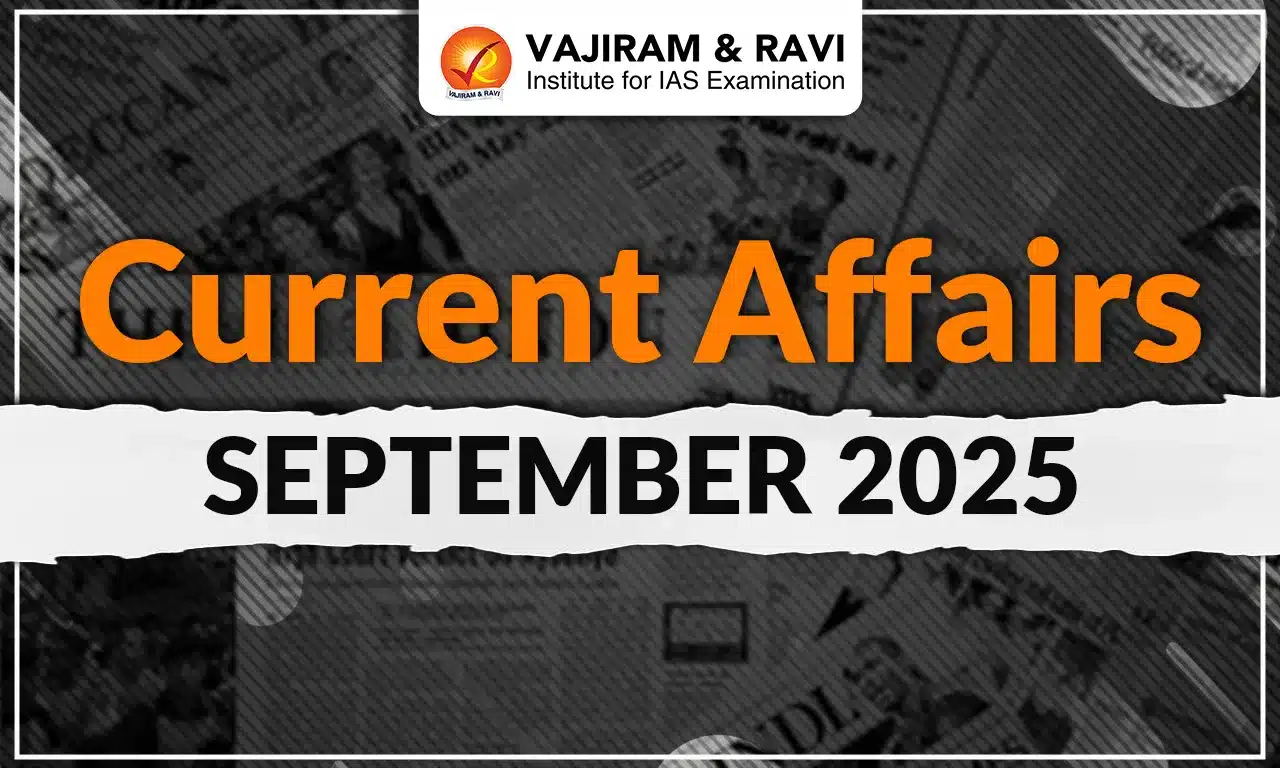 Current Affairs September 2025