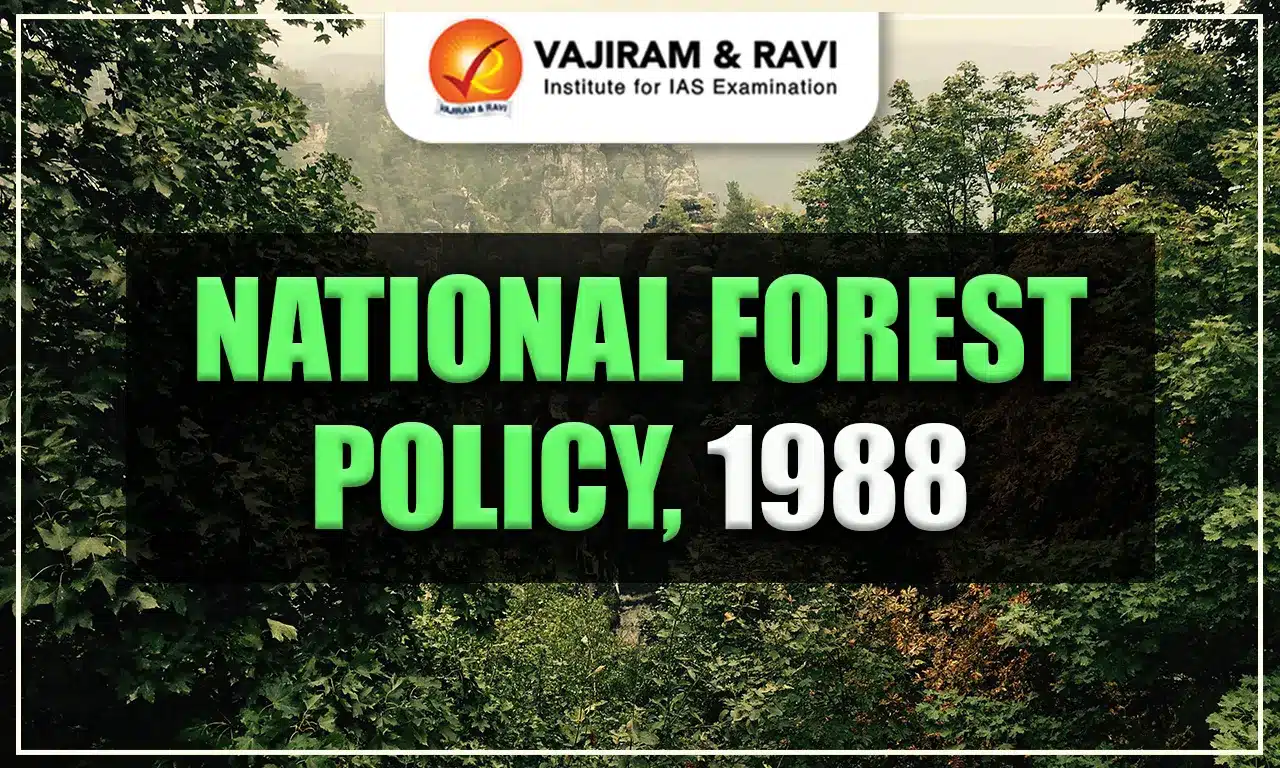 National Forest Policy, 1988