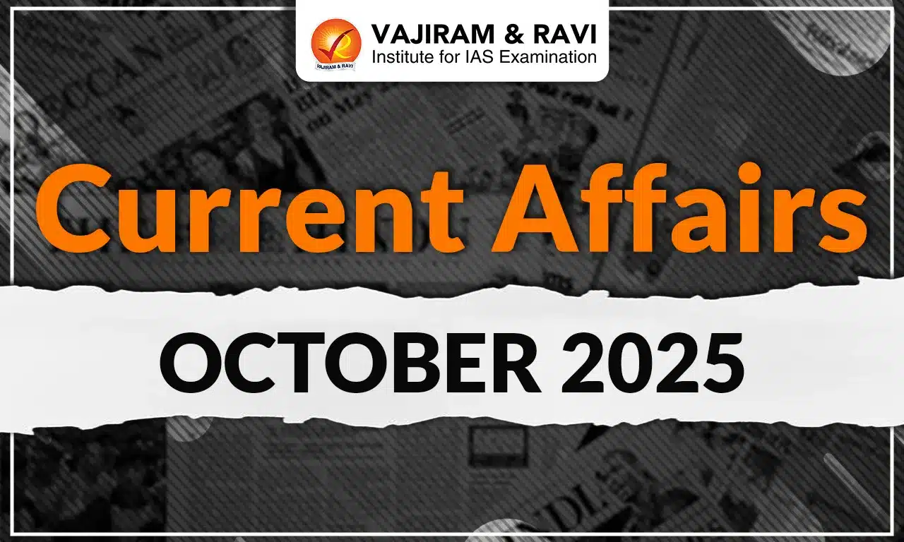 Current Affairs October 2025