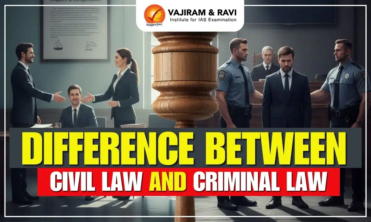 Difference between Civil Law and Criminal Law