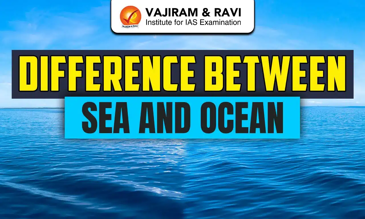 Difference between Sea and Ocean