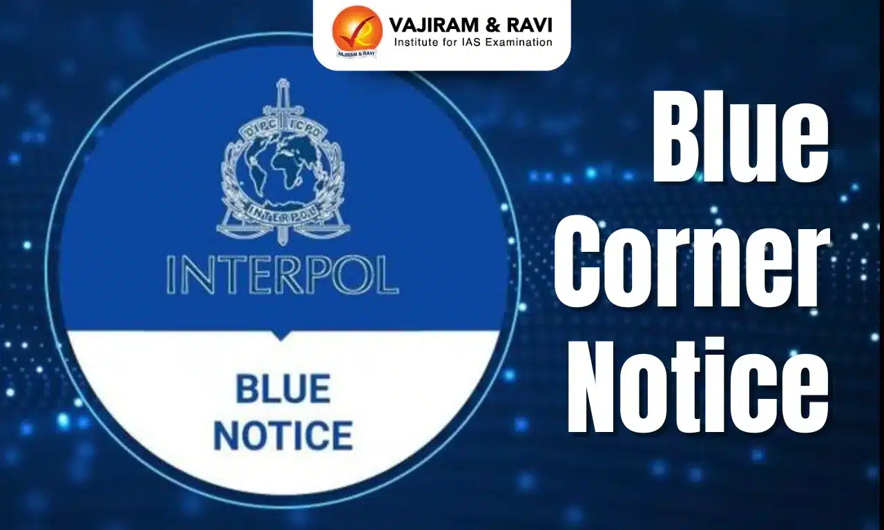 Blue Corner Notice
