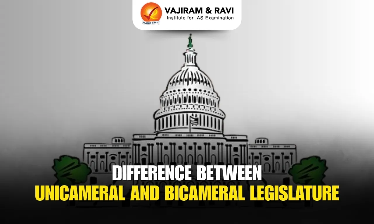 Difference between Unicameral and Bicameral Legislature