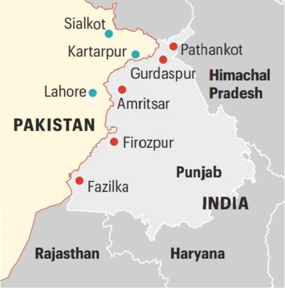 International Border in Punjab