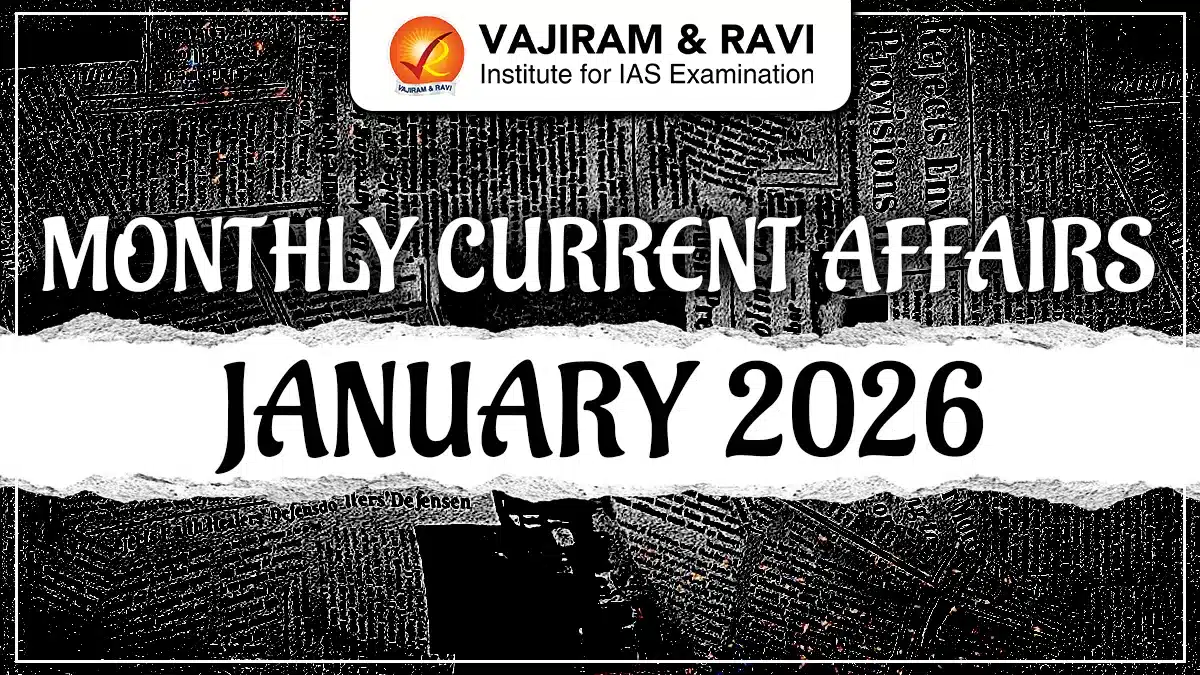 Monthly Current Affairs January 2026