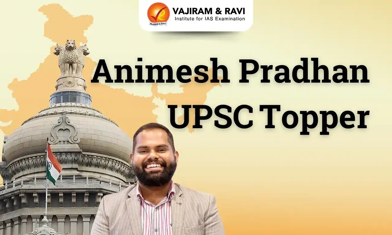 Animesh Pradhan UPSC Topper