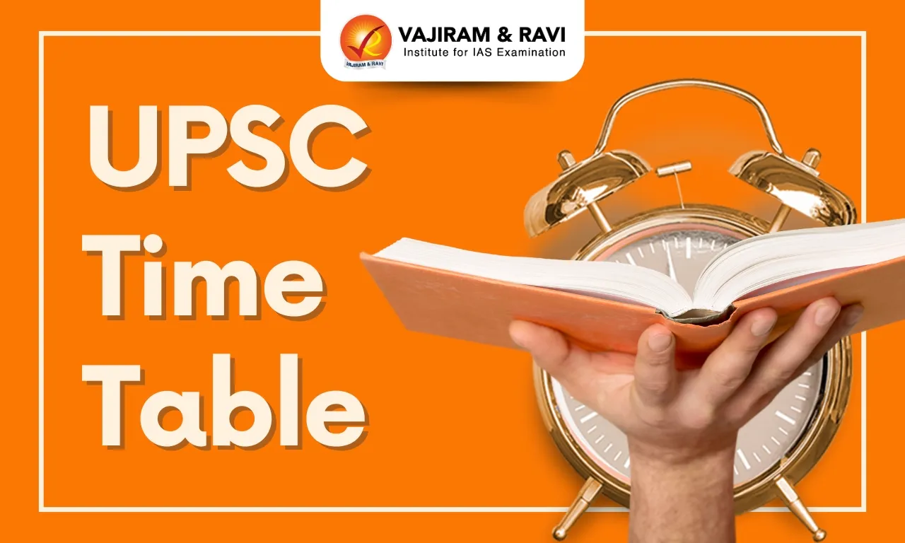 UPSC Time Table