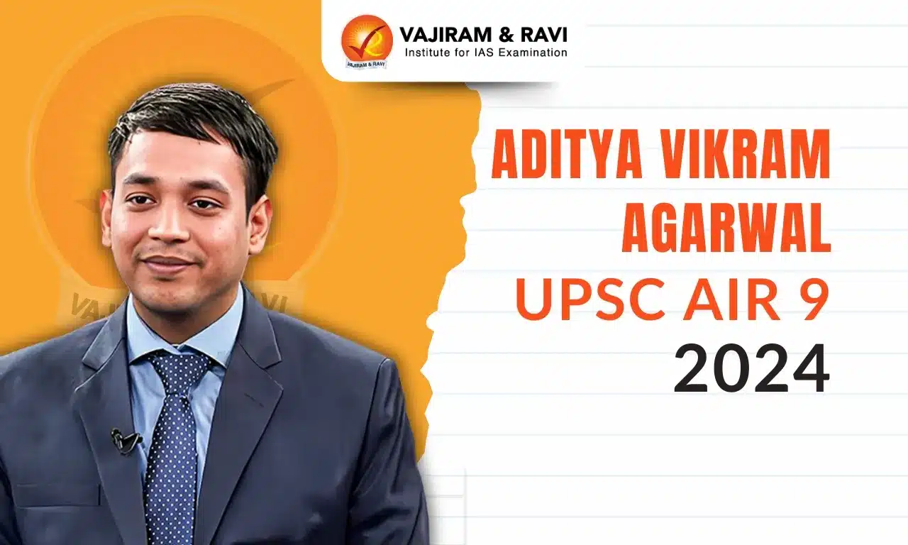 ADITYA VIKRAM AGARWAL UPSC AIR 9 2024