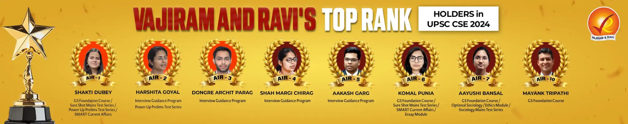 IAS Toppers