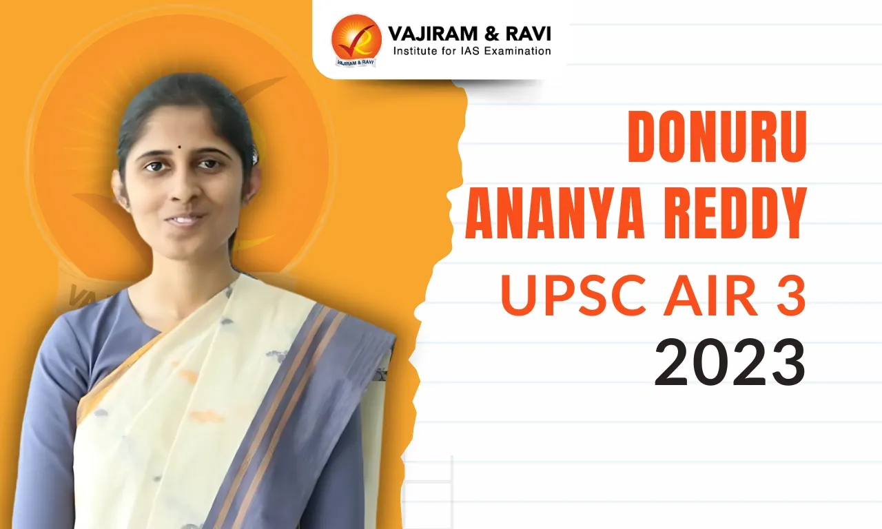 Donuru Ananya Reddy UPSC AIR 3 2023