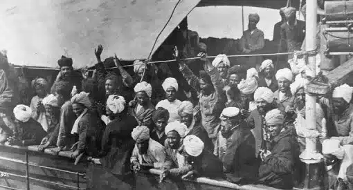 Indian Immigrants onboard the Komagata Maru
