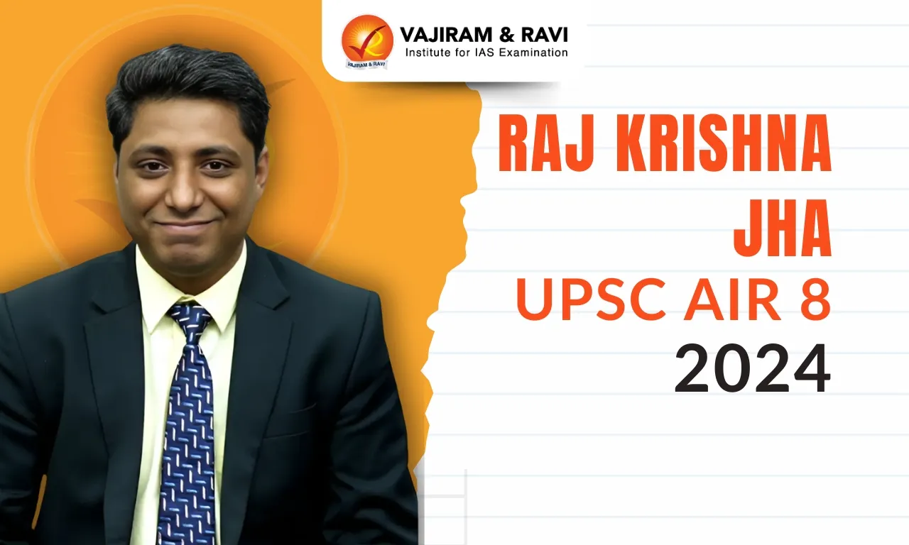RAJ KRISHNA JHA UPSC AIR 8 2024