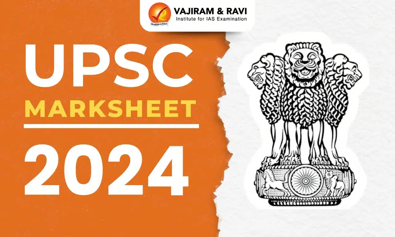 UPSC Marksheet 2024