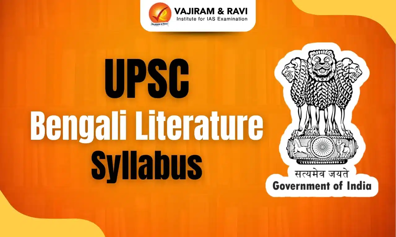 UPSC Bengali Literature Syllabus