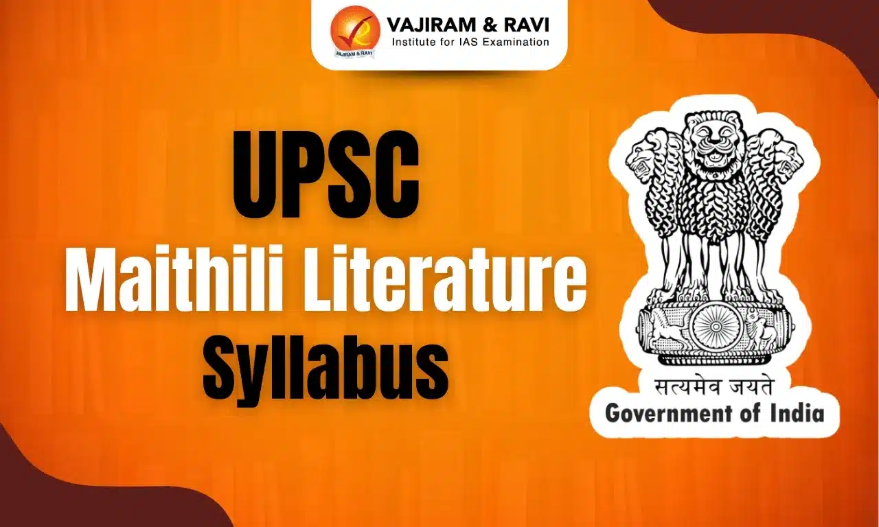 UPSC Maithili Literature Syllabus