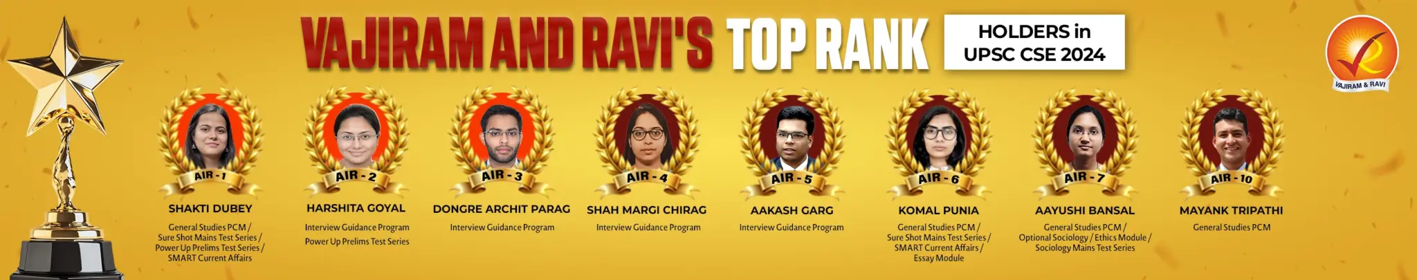 IAS Toppers