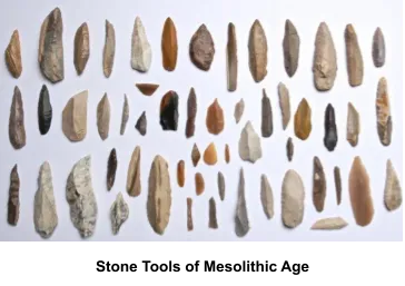 stone tools of mesolithic age