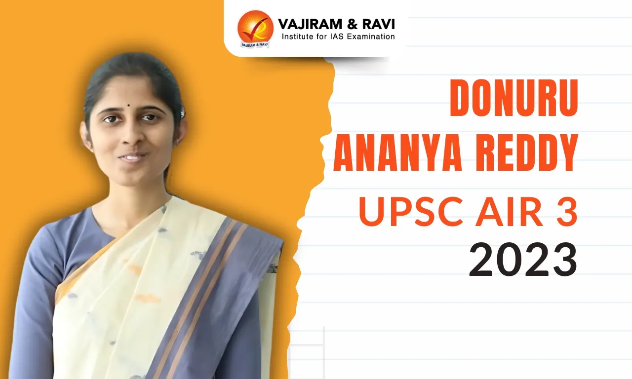 Donuru Ananya Reddy UPSC AIR 3 2023