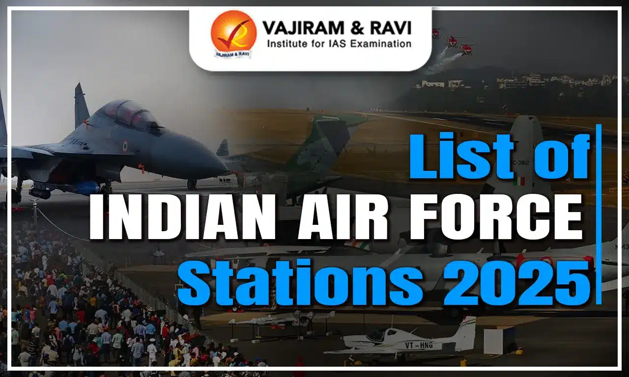 List of Indian Air Force Stations 2025