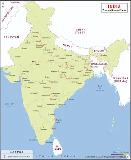 Major Thermal Power Plants in India