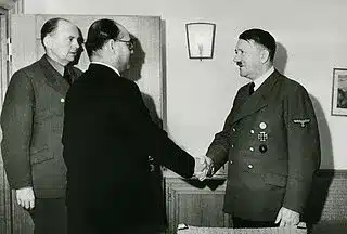Subhash Chandra Bose with Hitler