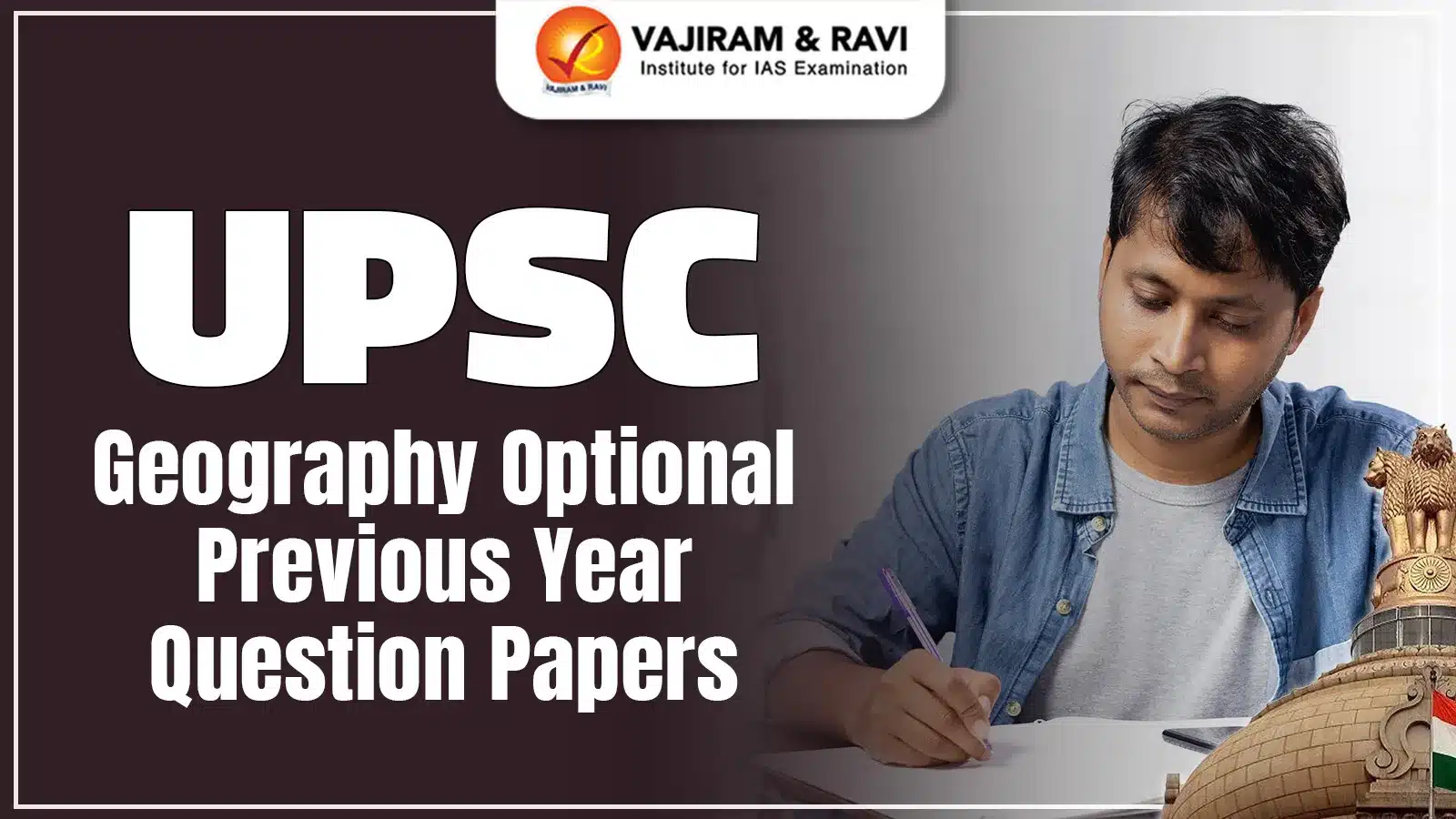 UPSC Geography Optional Previous Year Question Papers