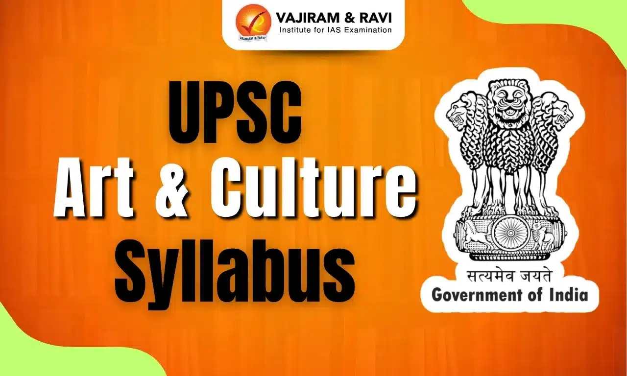 UPSC Art & Culture Syllabus 2025