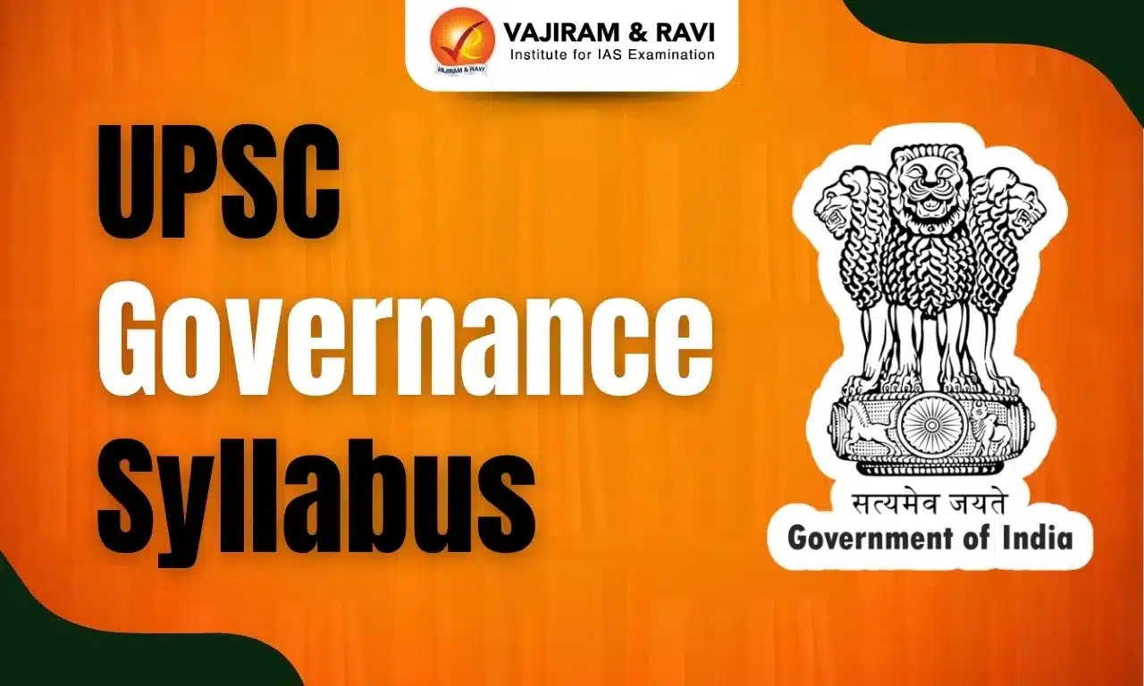 UPSC Governance Syllabus 2025