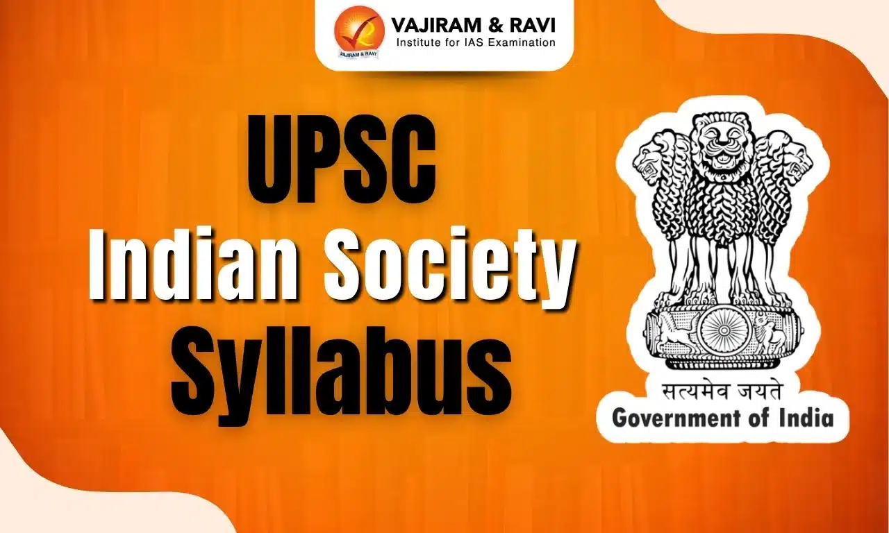 UPSC Indian Society Syllabus 2025