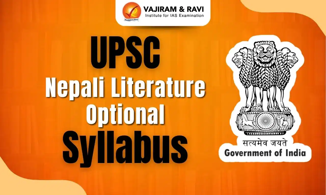 UPSC Nepali Literature Optional Syllabus 2025