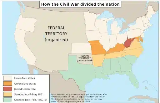 American Civil War State Division