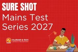 Sure Shot Mains Programme 2027 (Rankers Led Test Series)